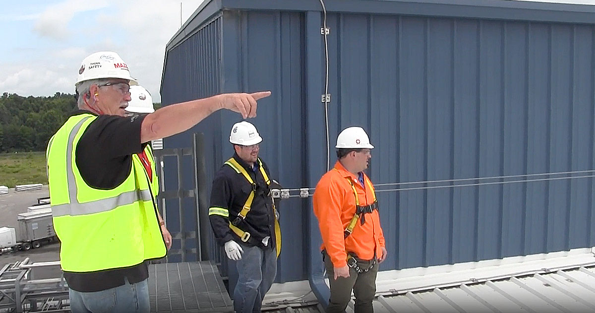 Lifeline Inspectors Performing Inspection