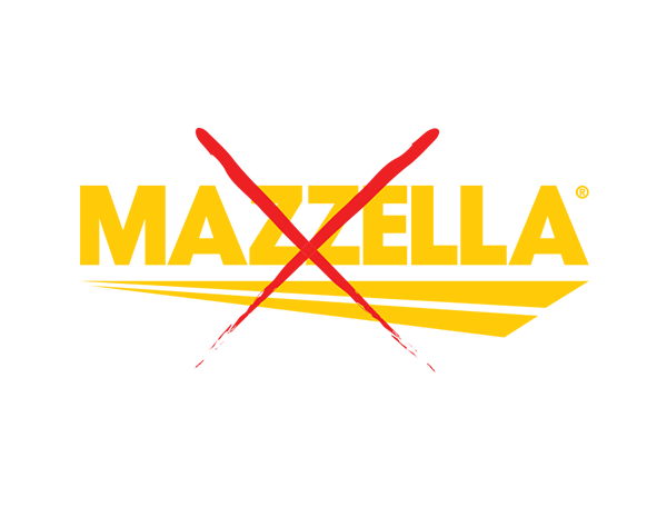 Mazzella Brand Guides: Incorrect Usage Example 1