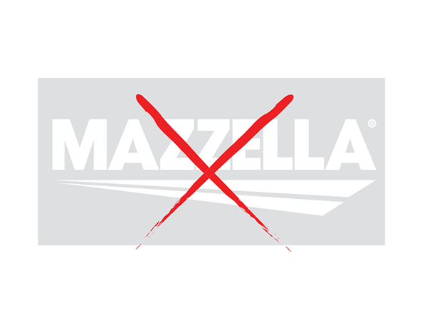 Mazzella Brand Guides: Incorrect Usage Example 6