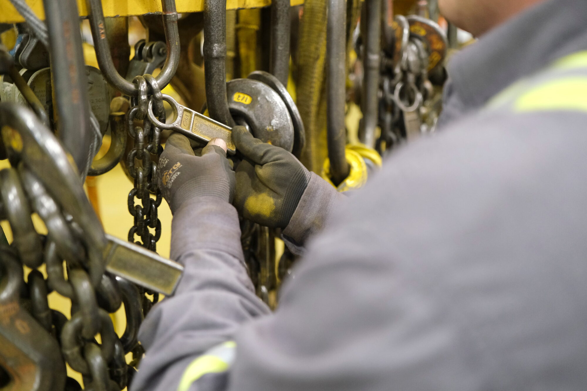 Rigging Inspection of Chain Sling Tag