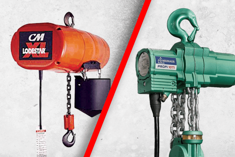 Pneumatic vs. Electric Hoists: What’s Right for You? 
