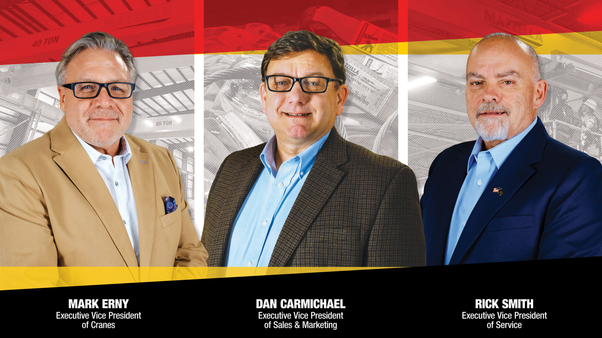 Mazzella Executive Leadership Update - Rick Smith, Mark Erny, Dan Carmichael